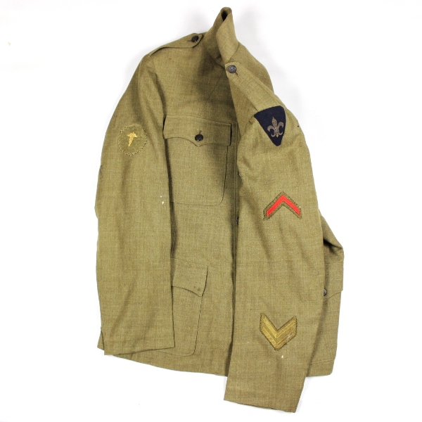 M1917 OD wool service coat, breeches - district of Paris