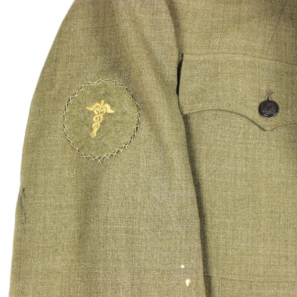 M1917 OD wool service coat, breeches - district of Paris