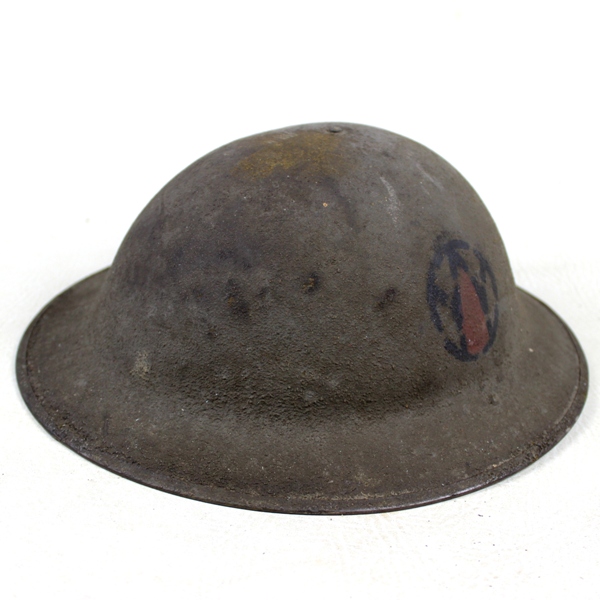 M1917 Doughboy standard steel helmet - 89th ID