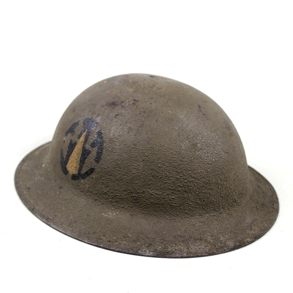 M1917 Doughboy standard steel helmet - 89th ID