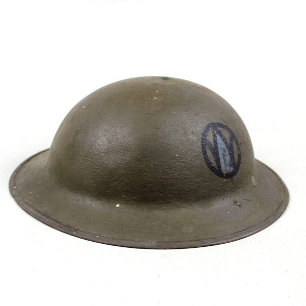 M1917 Doughboy standard steel helmet - 89th ID