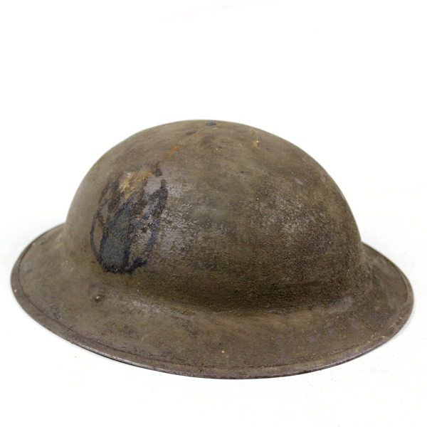 M1917 Doughboy standard steel helmet - 89th ID