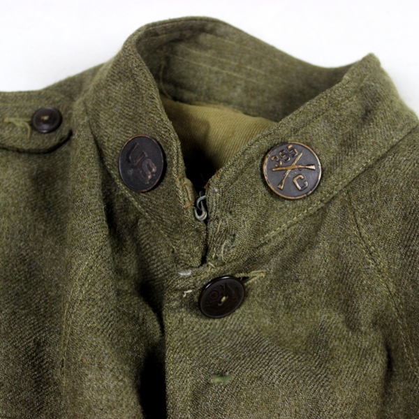 M1917 OD Wool service tunic - 355th Infantry - 89th ID