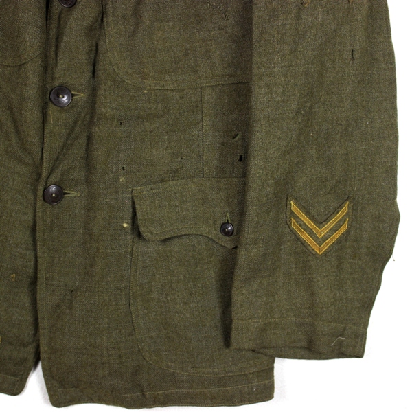 M1917 OD Wool service tunic - 355th Infantry - 89th ID