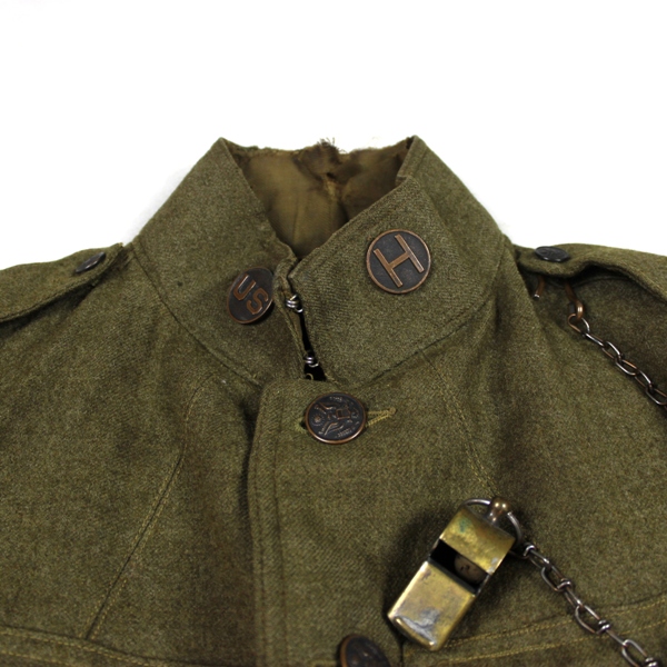 M1917 OD Wool service tunic  - 89th ID / Headquarters