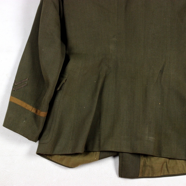 Officers OD Wool service tunic - 340th MG Bn - 89th ID