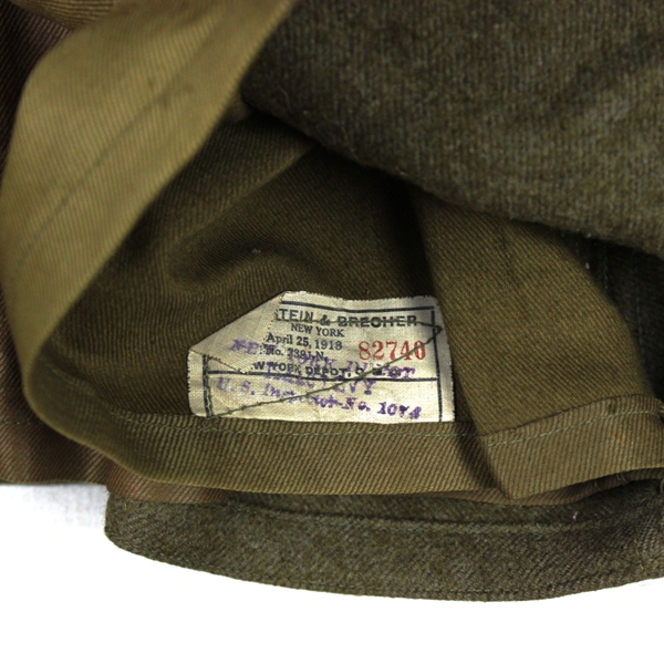 M1917 OD Wool service tunic  - 89th ID early variant