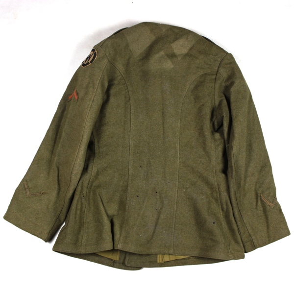 M1917 OD Wool service tunic  - 89th ID early variant