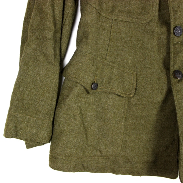 M1917 OD Wool service tunic - 314th Engineers - 89th ID