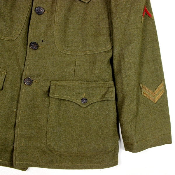 M1917 OD Wool service uniform - 356th Infantry - 89th ID