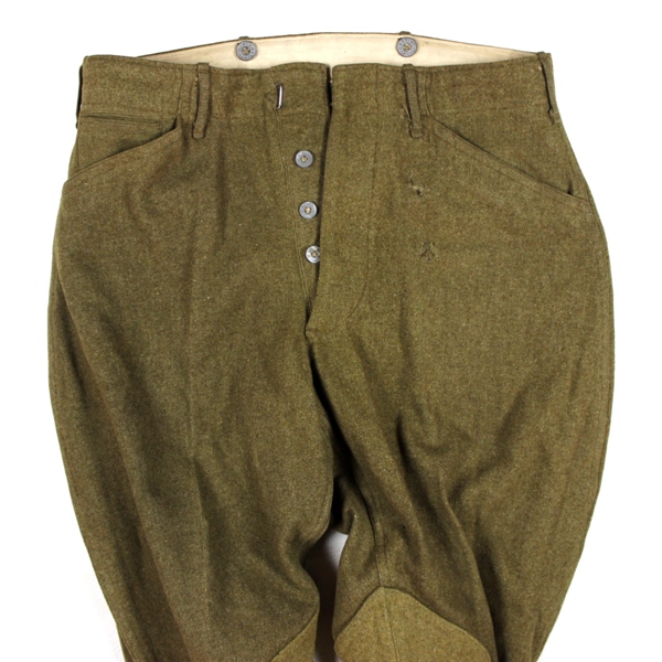 OD wool service trousers