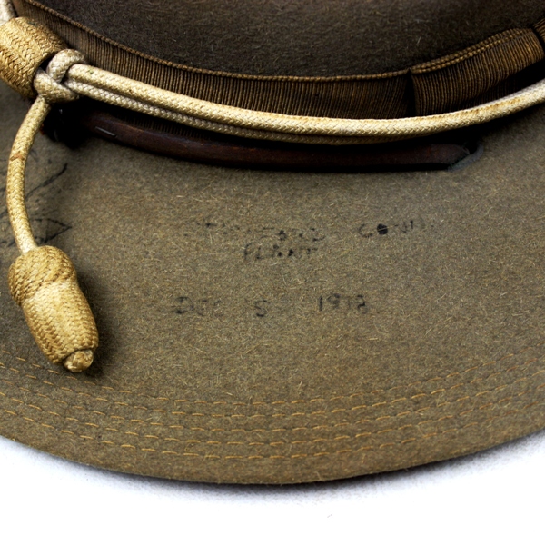 M1911 campaign hat - Chemical Weapons Section