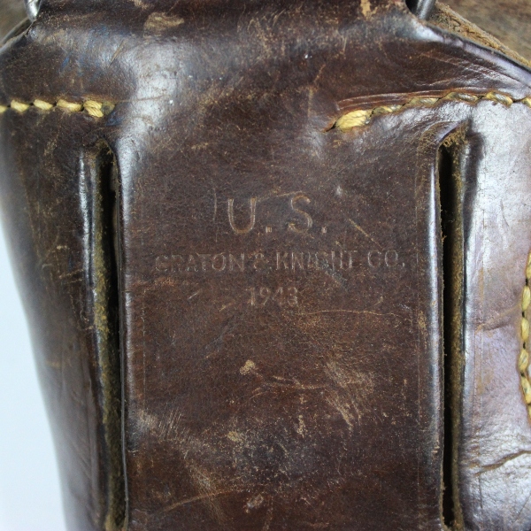 M1916 Colt holster w/ British paratrooper badge - 1943