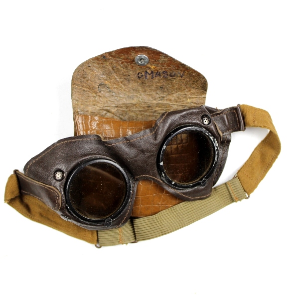 General purpose goggles w/ leather pouch