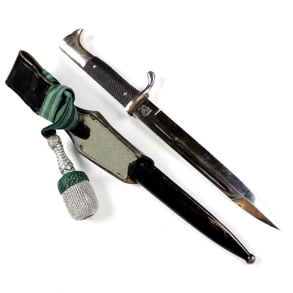 NCO K98 dress bayonet w/ frog and troddel