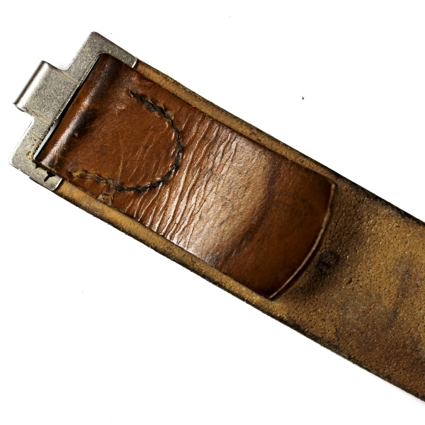 Luftwaffe EM NCO belt buckle w/ leather belt