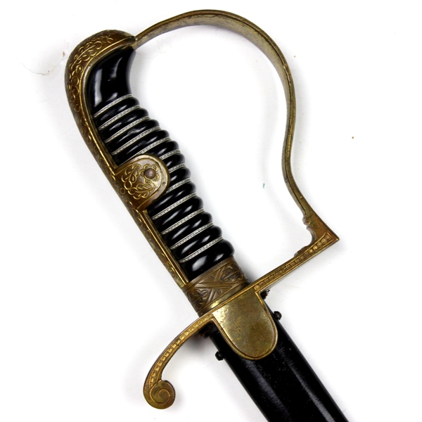 WH officers dress sword - Robert Klaas Solingen dove head