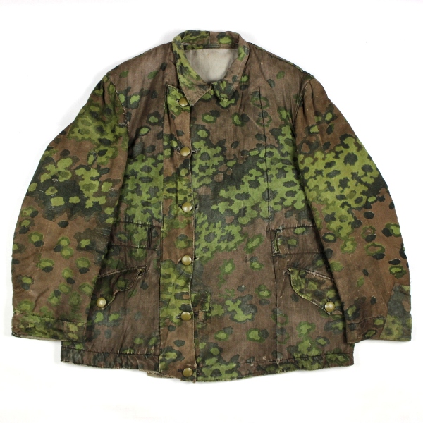 Oak-leaf camouflage reversible winter parka