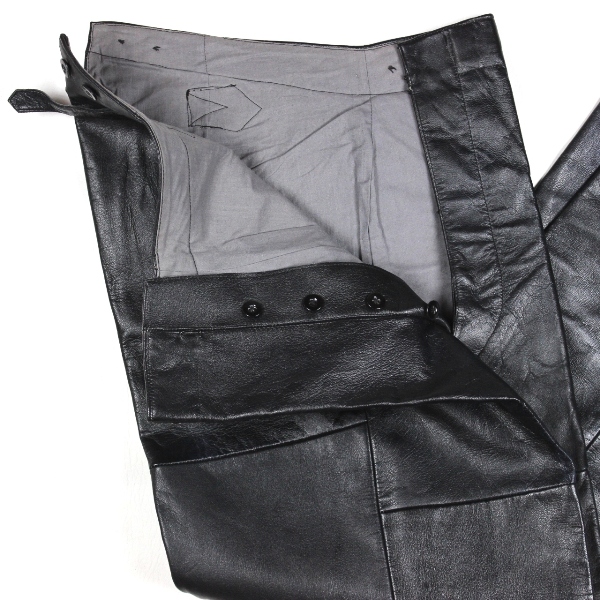 KM / Panzer leather trousers - Czech made