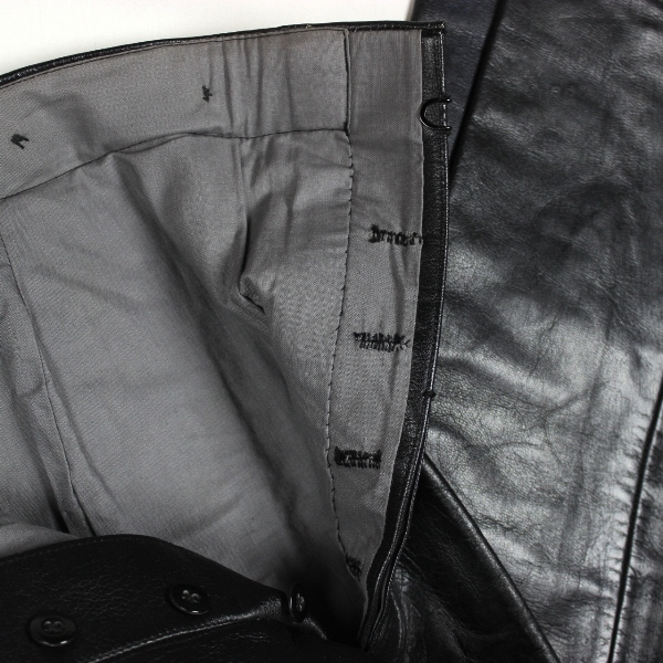 KM / Panzer leather trousers - Czech made