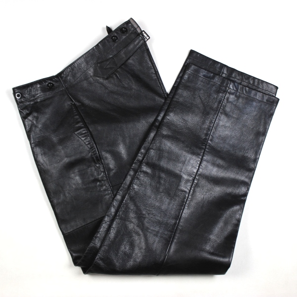 KM / Panzer leather trousers - Czech made