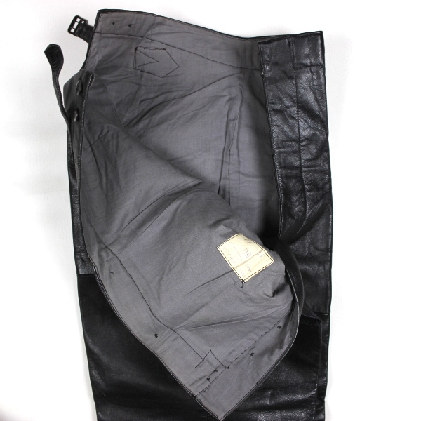 KM / Panzer leather trousers - Czech made