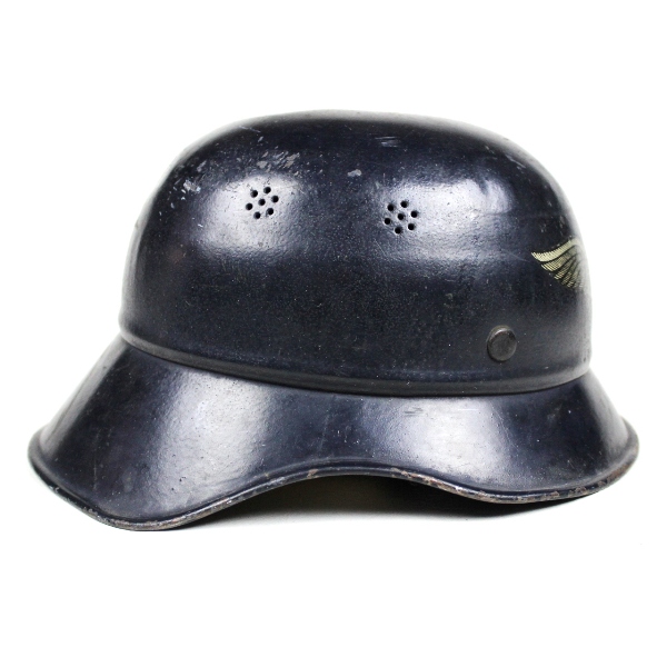 Luftschutz (Civil Defense) steel helmet w/ leather liner