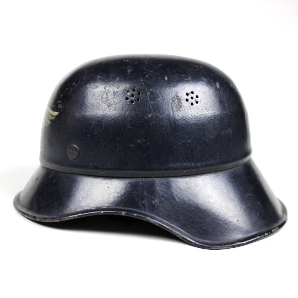 Luftschutz (Civil Defense) steel helmet w/ leather liner