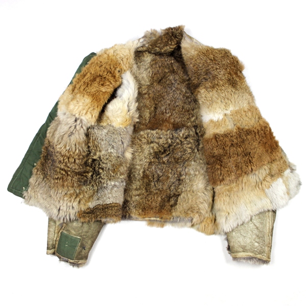 Eastern Front rabbit fur jacket