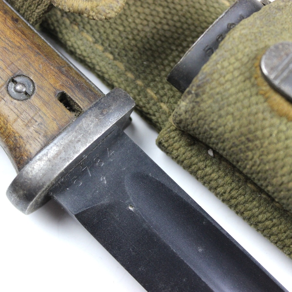 Mauser K98 bayonet w/ scabbard and DAK frog