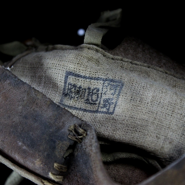 IJN / Naval landing forces type 90 helmet w/ bullet hole