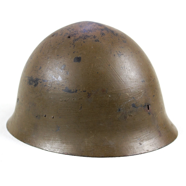 IJN / Naval landing forces type 90 helmet w/ bullet hole