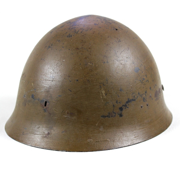 IJN / Naval landing forces type 90 helmet w/ bullet hole