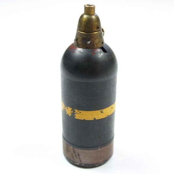 Type 89  grenade / mortar round w/ cap and US Army tag - inert