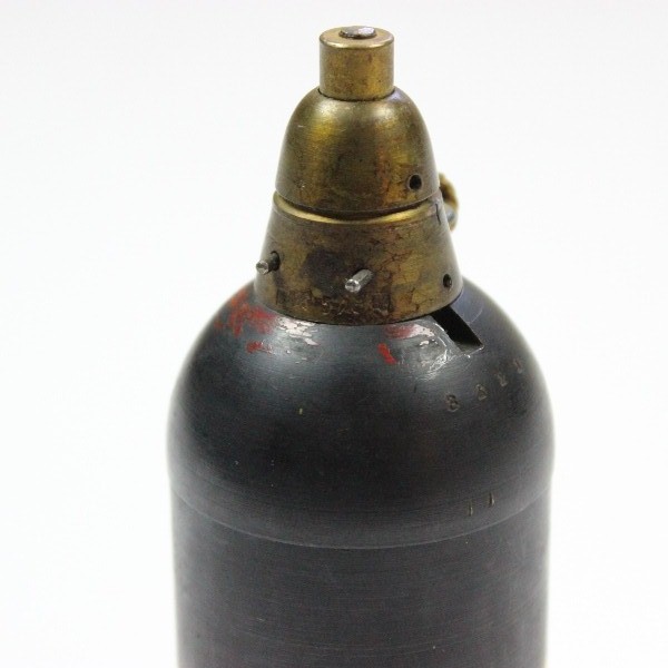 Type 89  grenade / mortar round w/ cap and US Army tag - inert