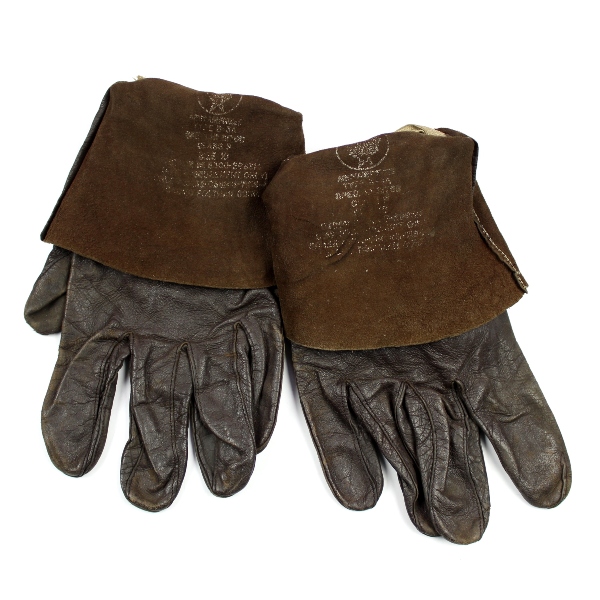 USAAF B3-A leather flight gloves - Size 10