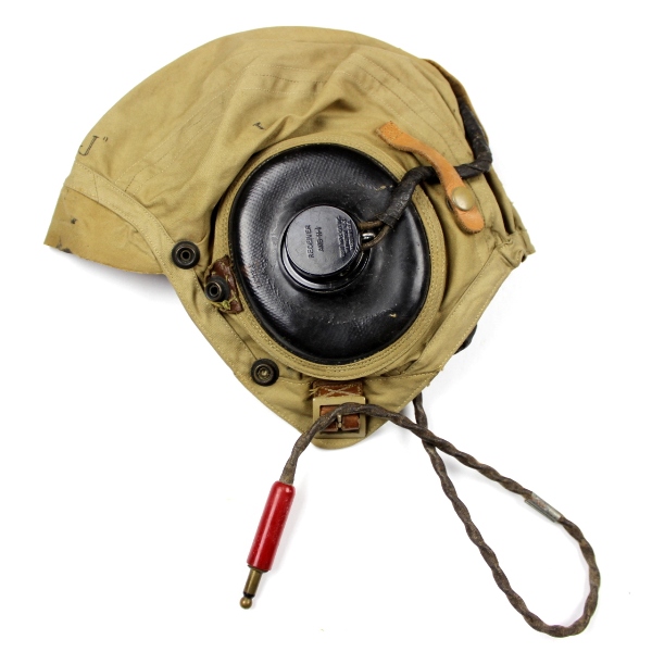 USAAF flight helmet type AN-H-15 w/ ANB-H-1 receivers