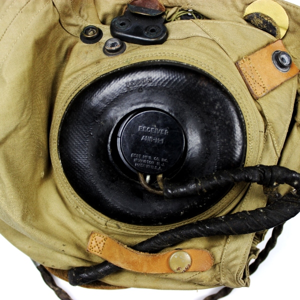 USAAF flight helmet type AN-H-15 w/ ANB-H-1 receivers