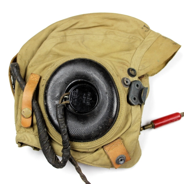 USAAF flight helmet type AN-H-15 w/ ANB-H-1 receivers