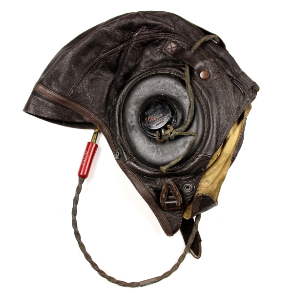 USAAF flight helmet type A-11 w/ ANB-H-1 receivers