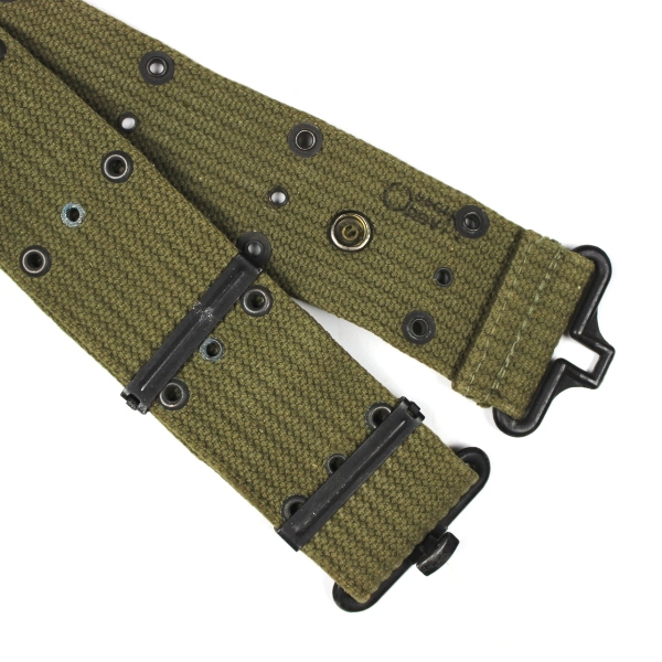 M1936 OD7 cotton webbing pistol belt - NASCO 1944