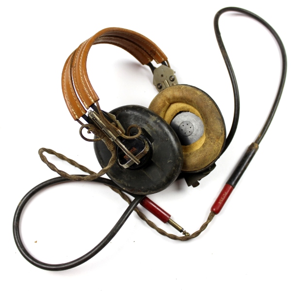 USN type HB7 radio headset w/ ANB-H-1 receivers