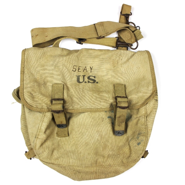 M1936 musette field bag - 1943 - Identified