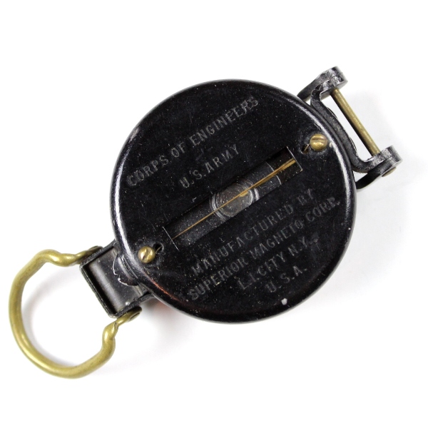 US Army Superior Magneto Corp. lensatic compass 