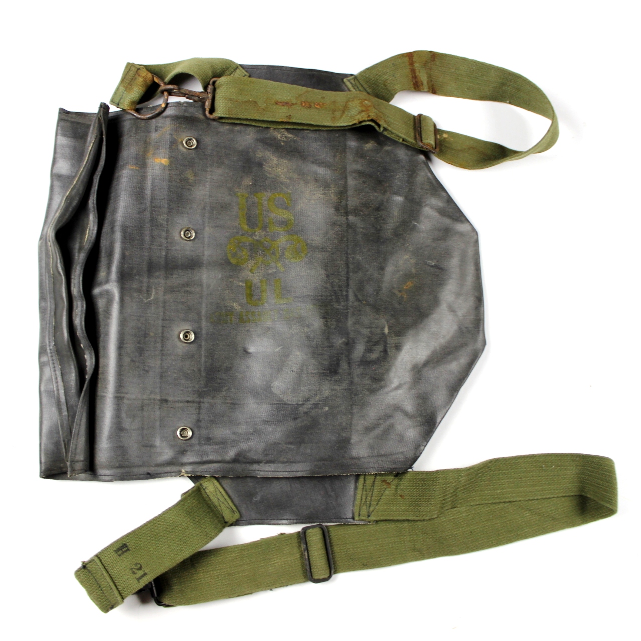 Scarce M7 'D-Day' assault gasmask bag