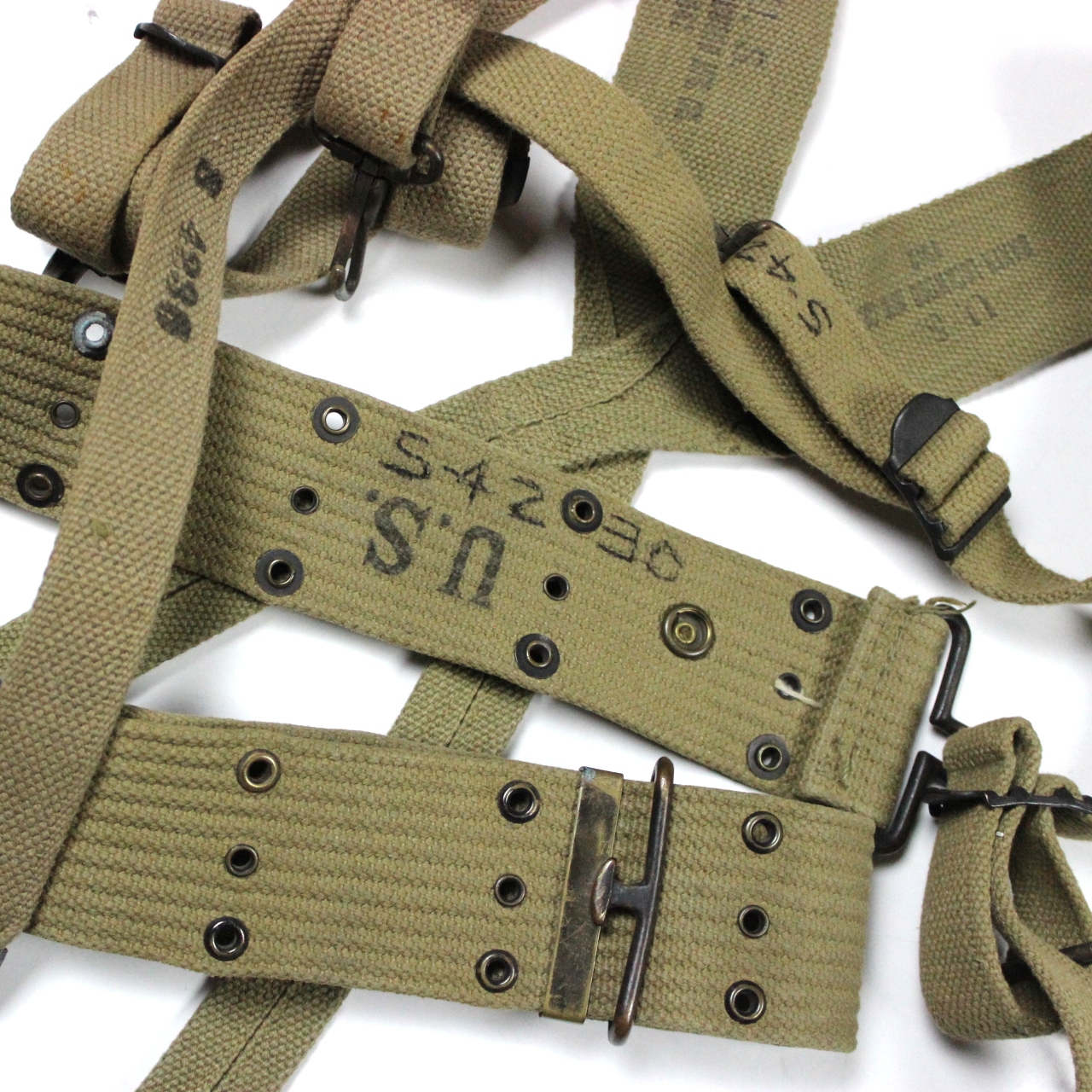 M1936 Pistol belt and suspenders set