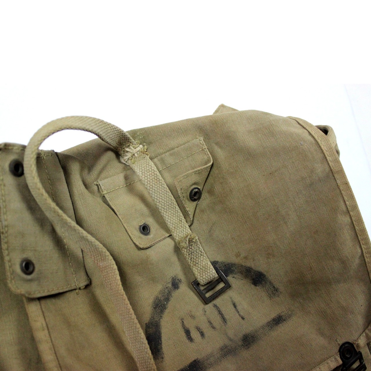 USMC P41 haversack - 4th Marine Division UNIS marking