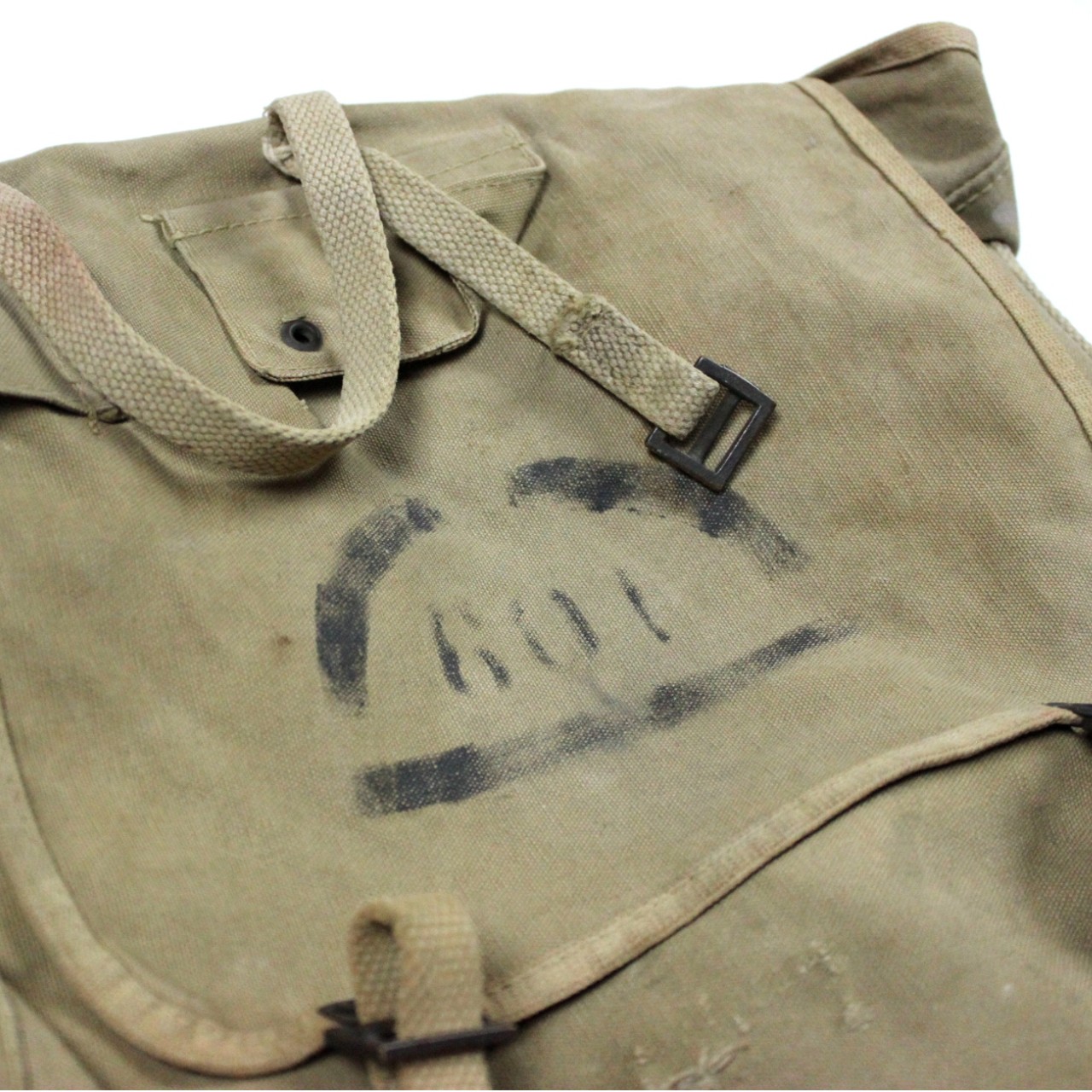 USMC P41 haversack - 4th Marine Division UNIS marking