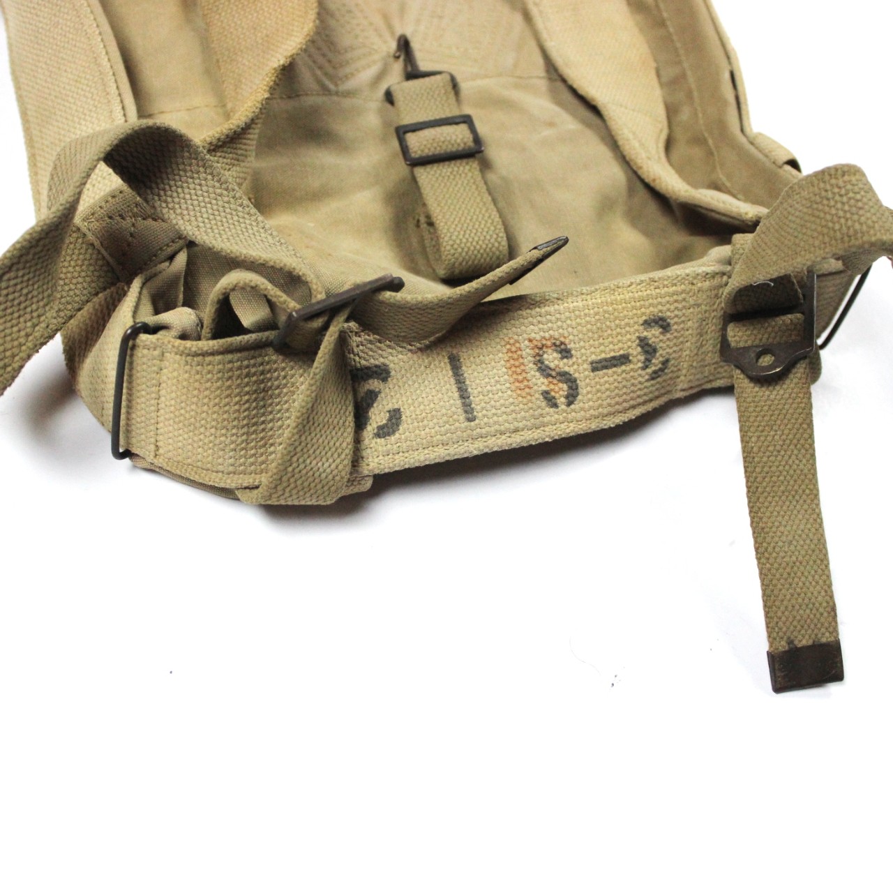 USMC P41 haversack - 4th Marine Division UNIS marking