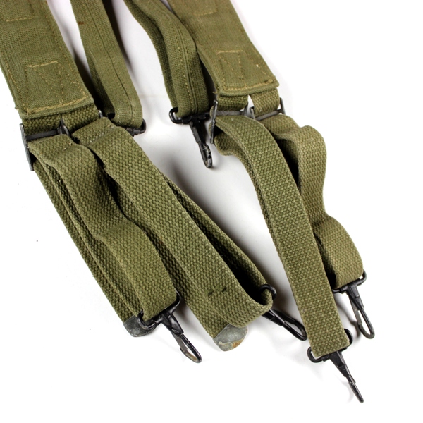 M1936 OD7 field suspenders - 1944/45 pattern 